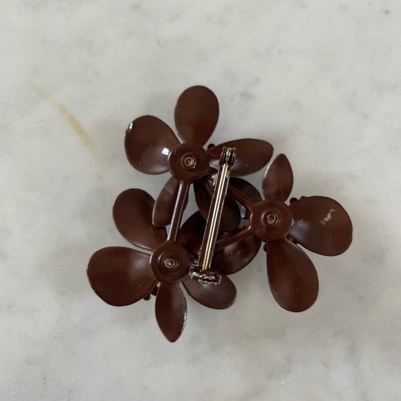 Vintage Enamel Flower Brooch Collection - Picture 10 of 10